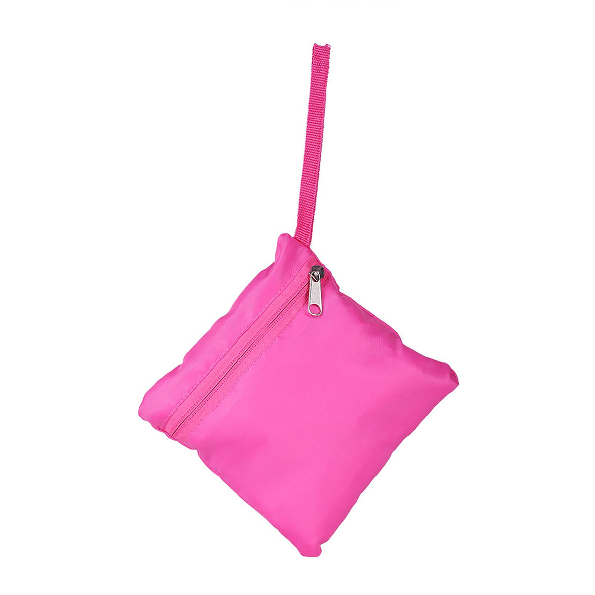 Pink mesh drawstring backpack for kids by Everything Baby, perfect for outdoor play and storing beach toys or shells.