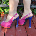 Baby girl’s high heel stopper cover for stiletto shoes, helps protect heels during daily walking, by Everything Baby.