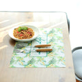 Colorful PVC placemat for kids' dining, featuring non-slip surface and insulation pad, ideal for safe, stylish table settings.