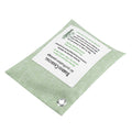 Light green baby and kids air purifying bag with activated charcoal, designed for odor removal in lunch boxes and bags.