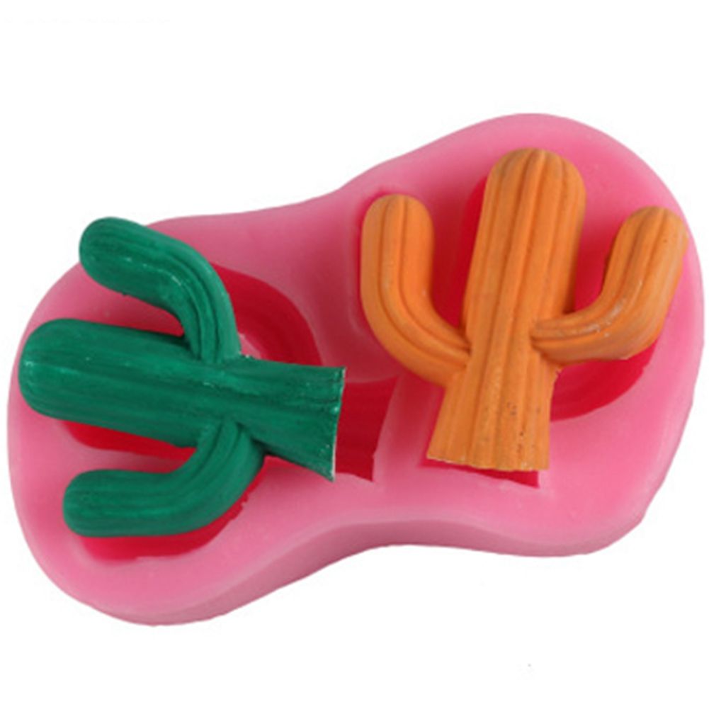 Silicone cake mold with cactus plant pattern, ideal for baking desserts and chocolates, from Everything Baby.