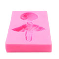 Silicone cake mold featuring a ballet dancing girl pattern, ideal for baking desserts, pudding, or soap making, by Everything Baby.