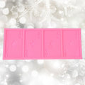 Silicone mold with poker shape design for cake decorating and baking, ideal for creating fun treats for kids' pretend play.