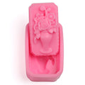 Silicone mold in vase shape for baking and cake decorating, suitable for cookie, chocolate, and sugar paste, by Everything Baby.