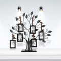 Fashionable family photo frame display tree with hanging picture frames, wooden home decor for kids' room by Everything Baby