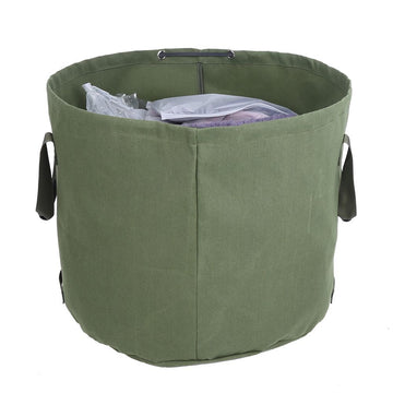 Portable waterproof reusable canvas tote for garden leaf waste, ideal for outdoor play and storage by Everything Baby.