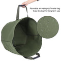 Waterproof reusable canvas garden waste bag by Everything Baby, outdoor outdoor play equipment for kids, with handles and ample storage space.