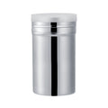 Stainless steel cocoa powder shaker for chocolate icing and sugar, designed for easy sifting and seasoning in baking.