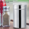 Stainless steel cocoa powder shaker for chocolate and icing sugar, large size, suitable for baking and decorating.