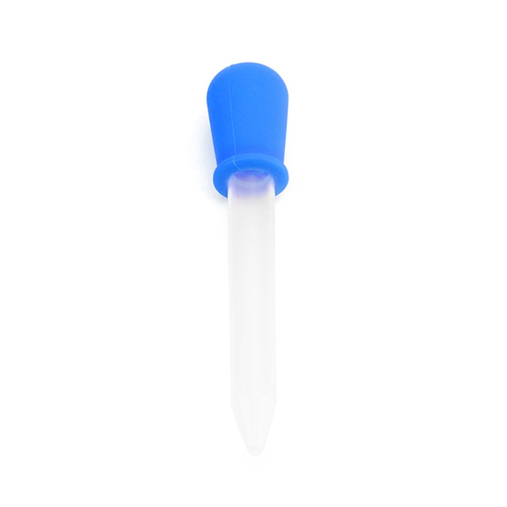 Dark blue silicone bear-shaped ice cube mold tray with dropper for making ice, ice cream, or chocolates, ideal for baby feeding and fun.