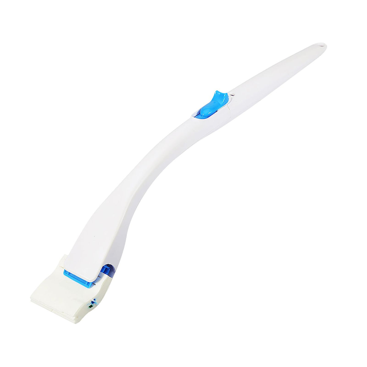 Disposable toilet brush with replaceable detergent head from Everything Baby, designed for home bathroom cleaning.