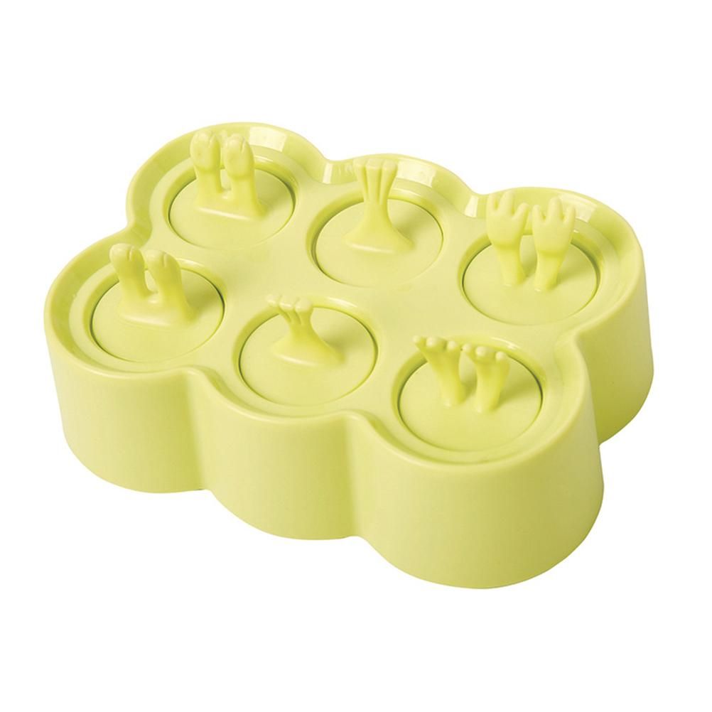 Silicone ice pop mold for making fruit puree, pudding, and yogurt lollies, ideal for baby and kids' nursing and feeding.