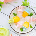 Silicone ice popsicle mold for DIY fruit puree, pudding, or yogurt, suitable for baby and kids feeding, by Everything Baby.