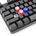 Silicone mold for DIY mechanical keyboard keycaps, soft and durable, designed for creating custom keyboard keys for kids' pretend play.