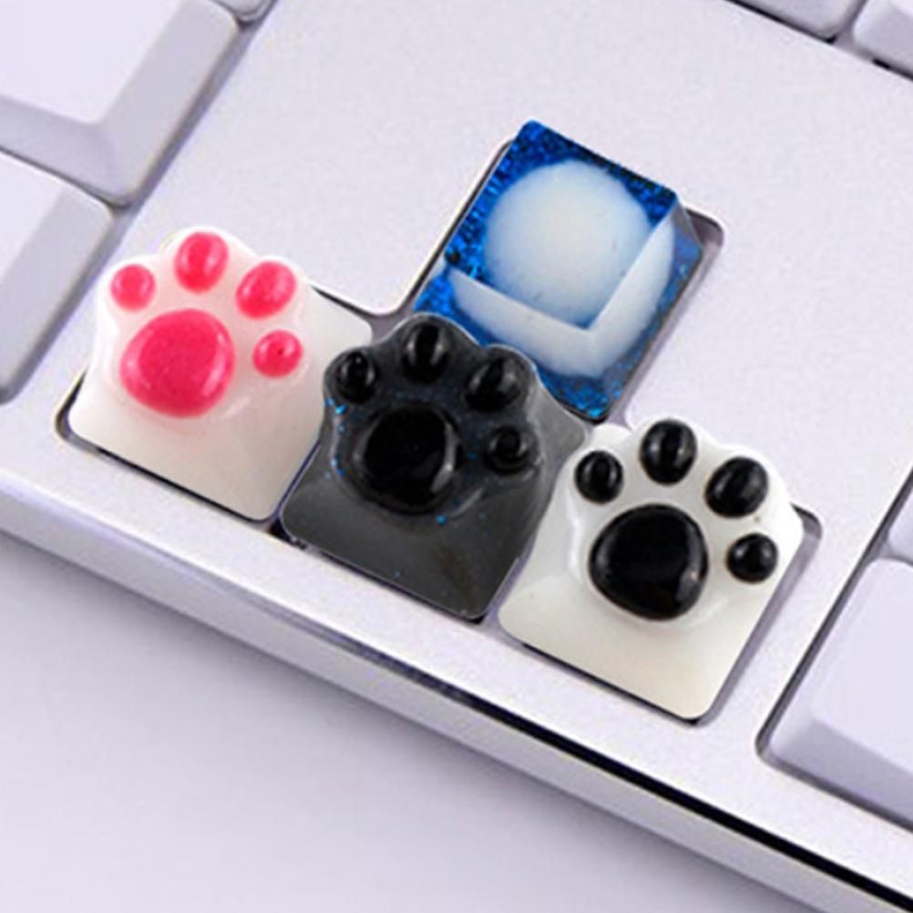 Silicone mold for DIY mechanical keyboard keycaps, soft and durable, designed for creating custom keyboard keys for kids' pretend play.