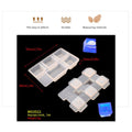 Silicone mold for DIY mechanical keyboard keycaps, soft and durable, designed for creating custom toy keyboard keys for kids.