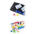 Silicone mold for DIY mechanical keyboard keycaps, soft and durable, used for pretend play and toy crafting for kids