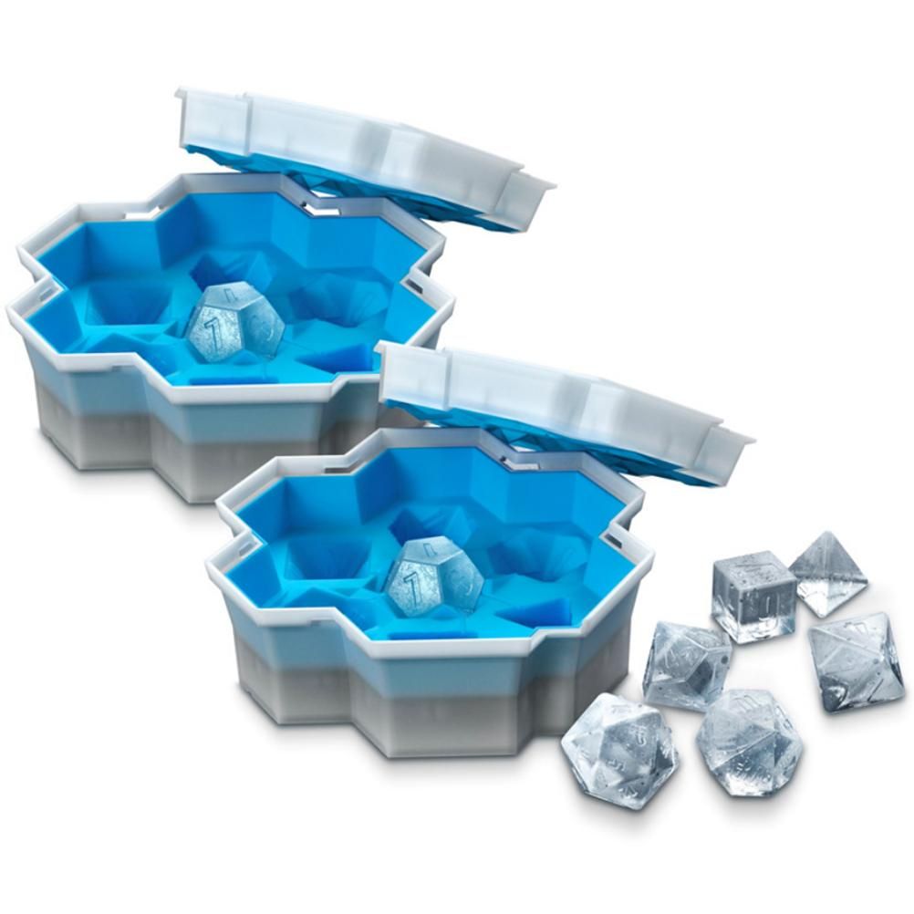 Soft silicone ice dice mold with a baby and kids pretend play game tray, designed for fun ice shaping and pretend kitchen activities.