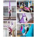 Children's elastic yoga swing hammock from Everything Baby, designed for kids, teens, and adults for outdoor play.
