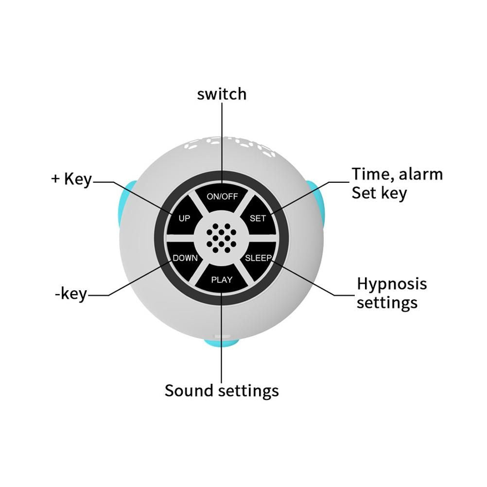 Kids alarm clock with snooze function, featuring colorful design, for boys and girls, ideal as a pretend play toy from Everything Baby.