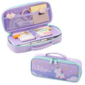 Large capacity double-layer cloth pencil case by Everything Baby, suitable for girls to store pens, notes, and erasers.