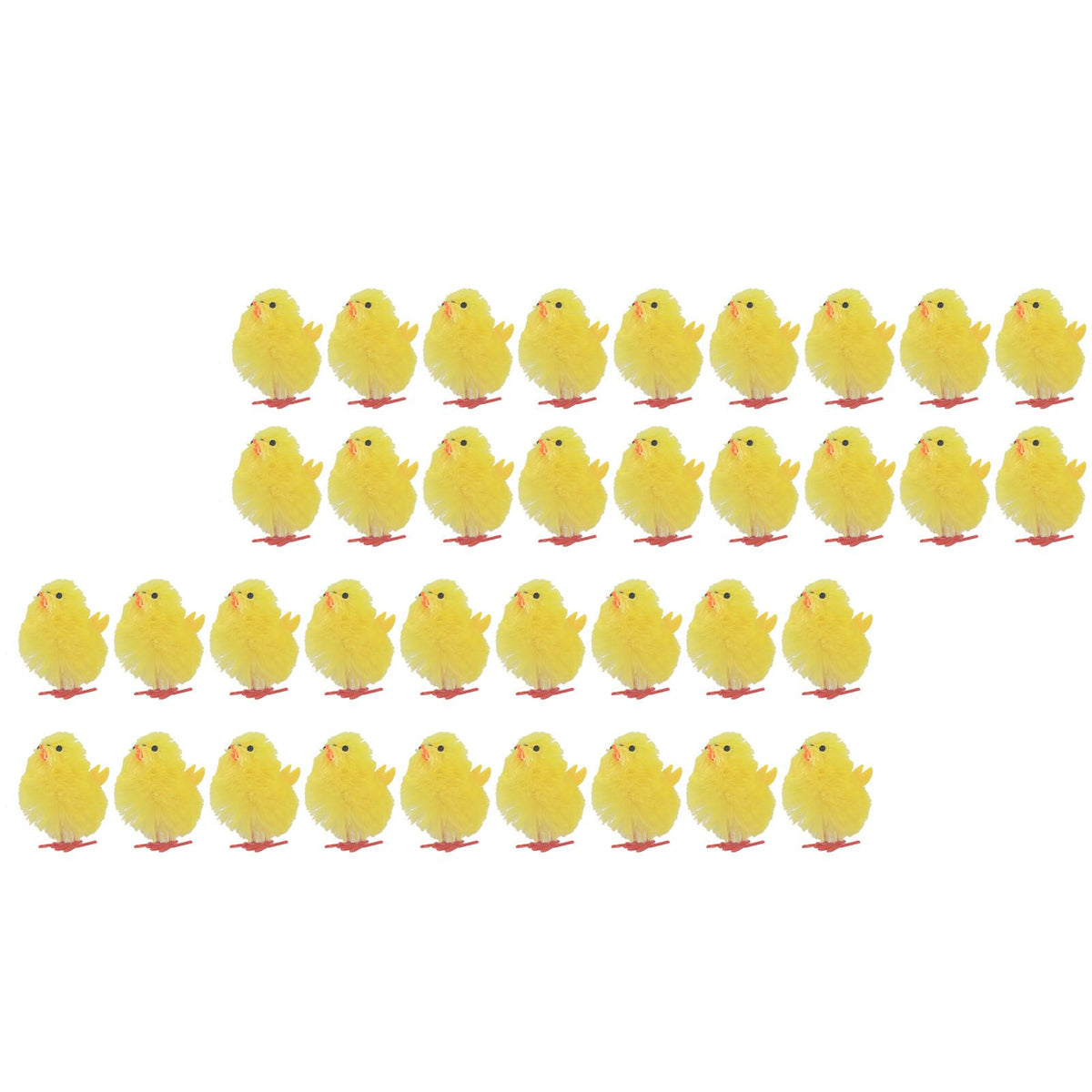 Set of 36 yellow mini Easter chick toys, 4cm cute baby chick decorations for home or party, from Everything Baby.