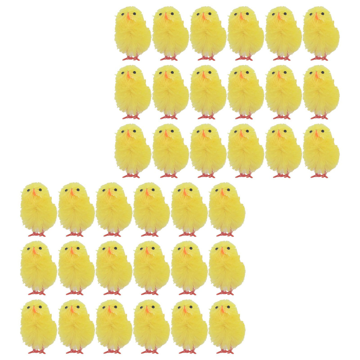 Set of 36 yellow mini Easter chick toys, 4cm cute baby chick decorations for home and party, from Everything Baby.