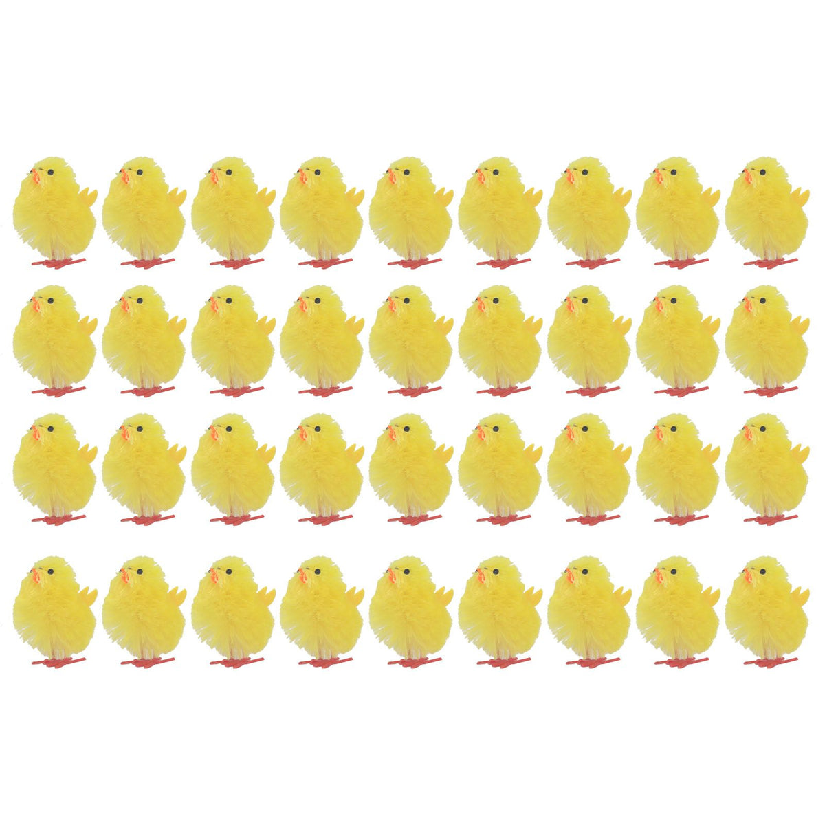 Set of 36 yellow mini Easter chick toys, 4cm small decorative chicks for home and party Easter decorations by Everything Baby