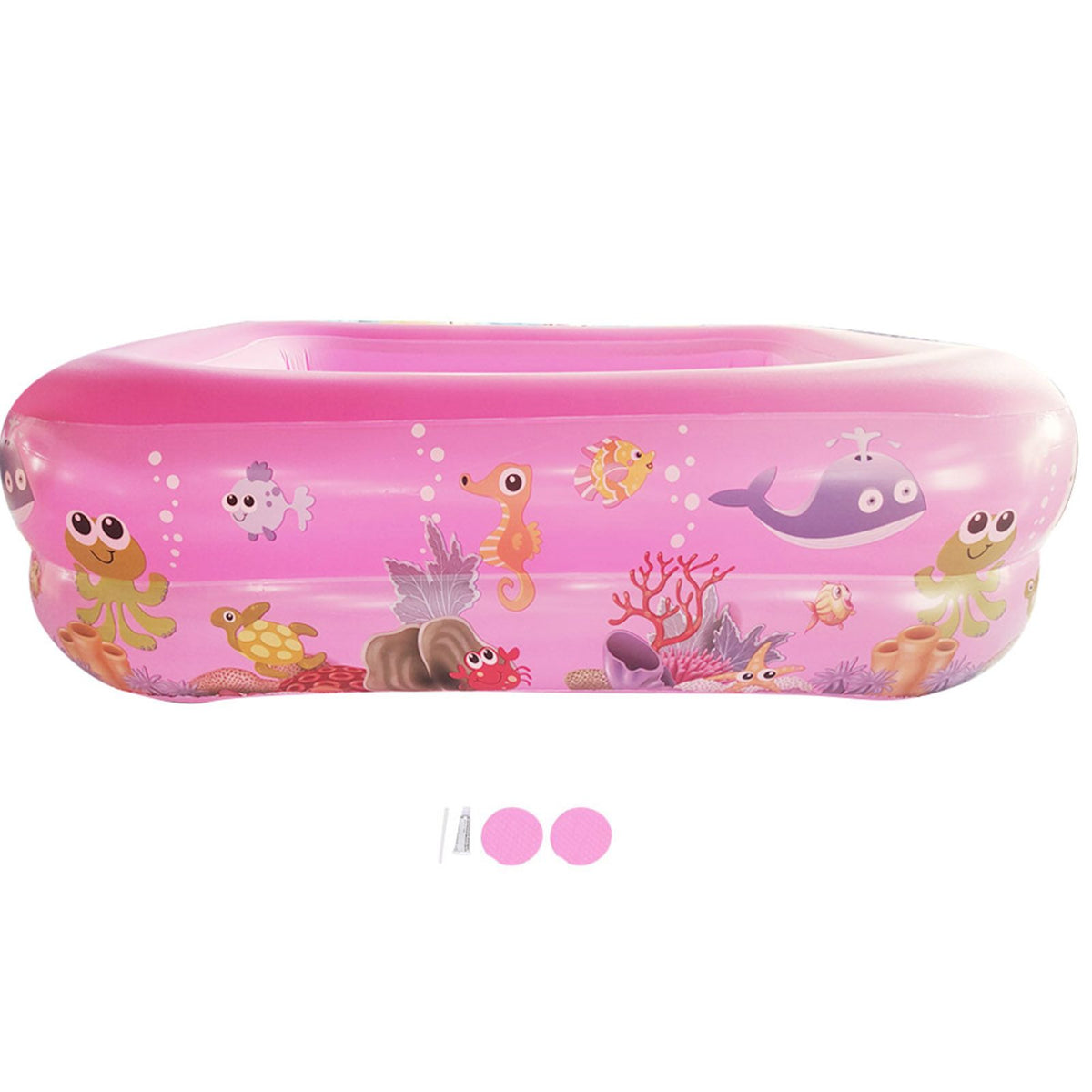 Cartoon oversized children's swimming pool by Everything Baby, outdoor lounge pool for kids and toddlers, garden entertainment.