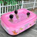 Bright cartoon-themed oversized kids' swimming pool by Everything Baby, suitable for children and adults for outdoor garden fun.
