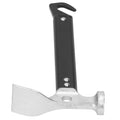 Aluminum alloy camping mallet and tent stake puller hammer, portable outdoor tool for removing tent stakes.