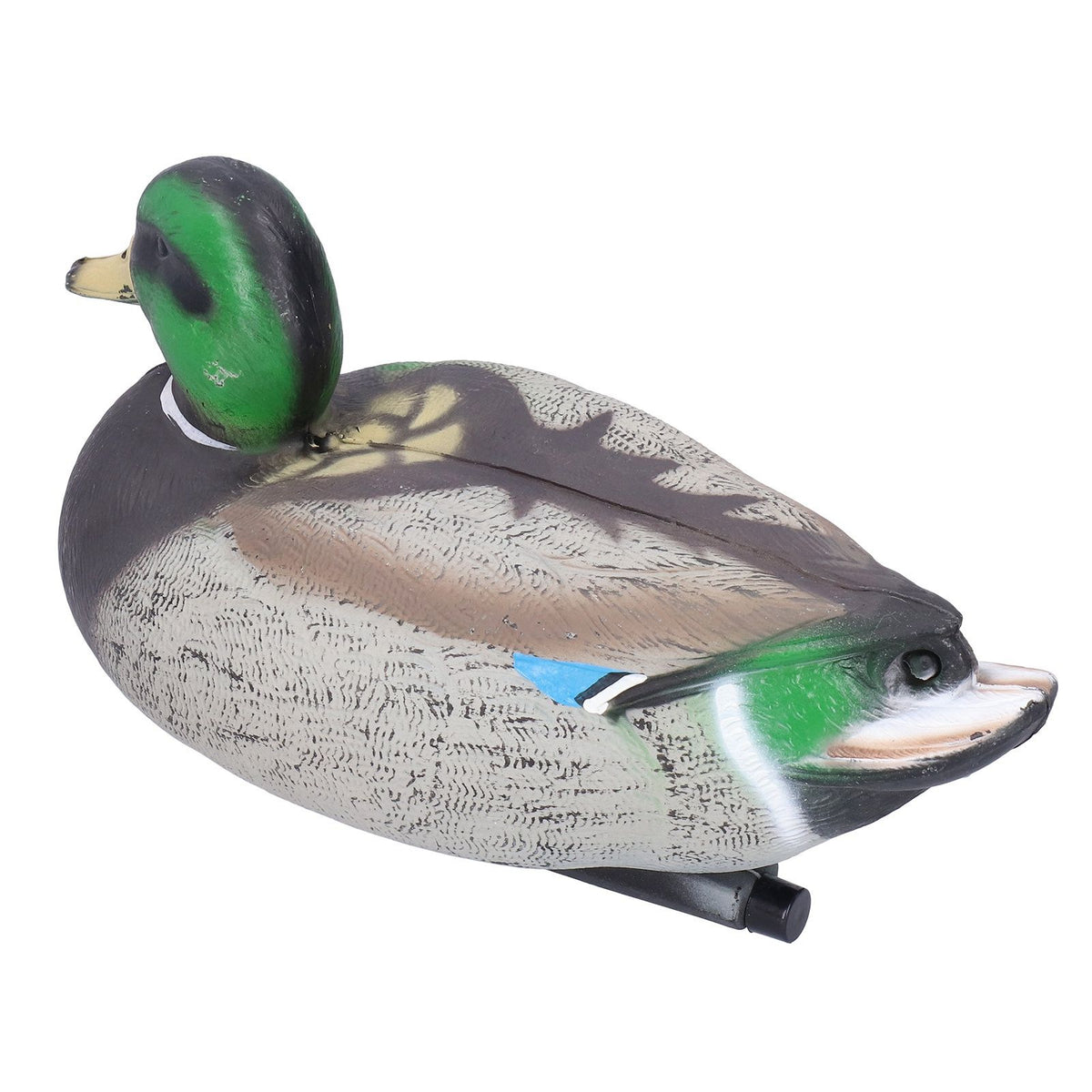 Plastic baby duck statue for garden decoration, featuring a realistic duck mold suitable for outdoor courtyard display.