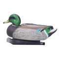 Plastic simulation duck statue for garden decor, depicting a male duck, suitable for outdoor decoration and pretend play.