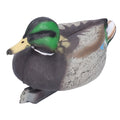Plastic baby duck statue decoration mold, realistic male duck figure for garden, craft projects, and pretend play.