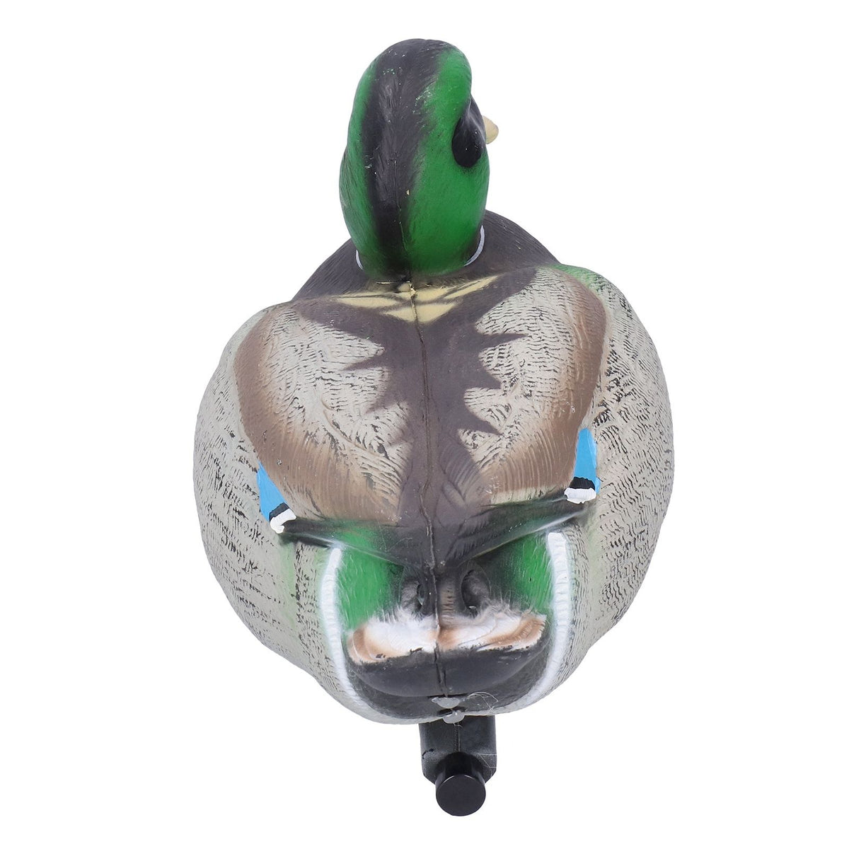 Plastic simulation duck statue, male duck figurine for garden decoration, part of pretend play animal crafts for kids.