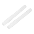 Two silicone short tube replacements for milking machine accessories, designed for baby and kids nursing and feeding.