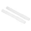 Two silicone short tube replacement parts for milking machine accessories, designed for baby and kids nursing and feeding.