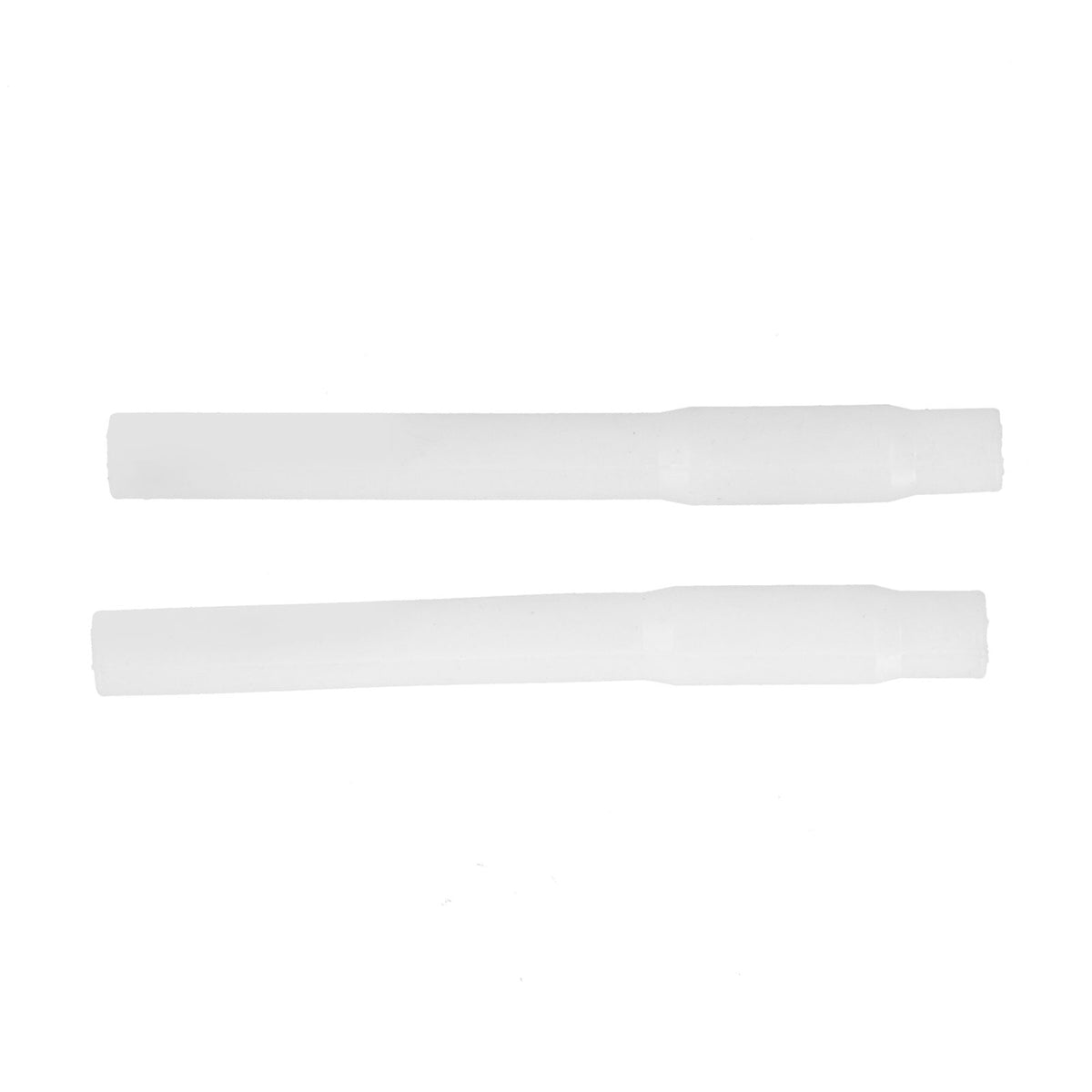 Two silicone short tube replacements for baby milking machine accessories, designed for efficient nursing and feeding.