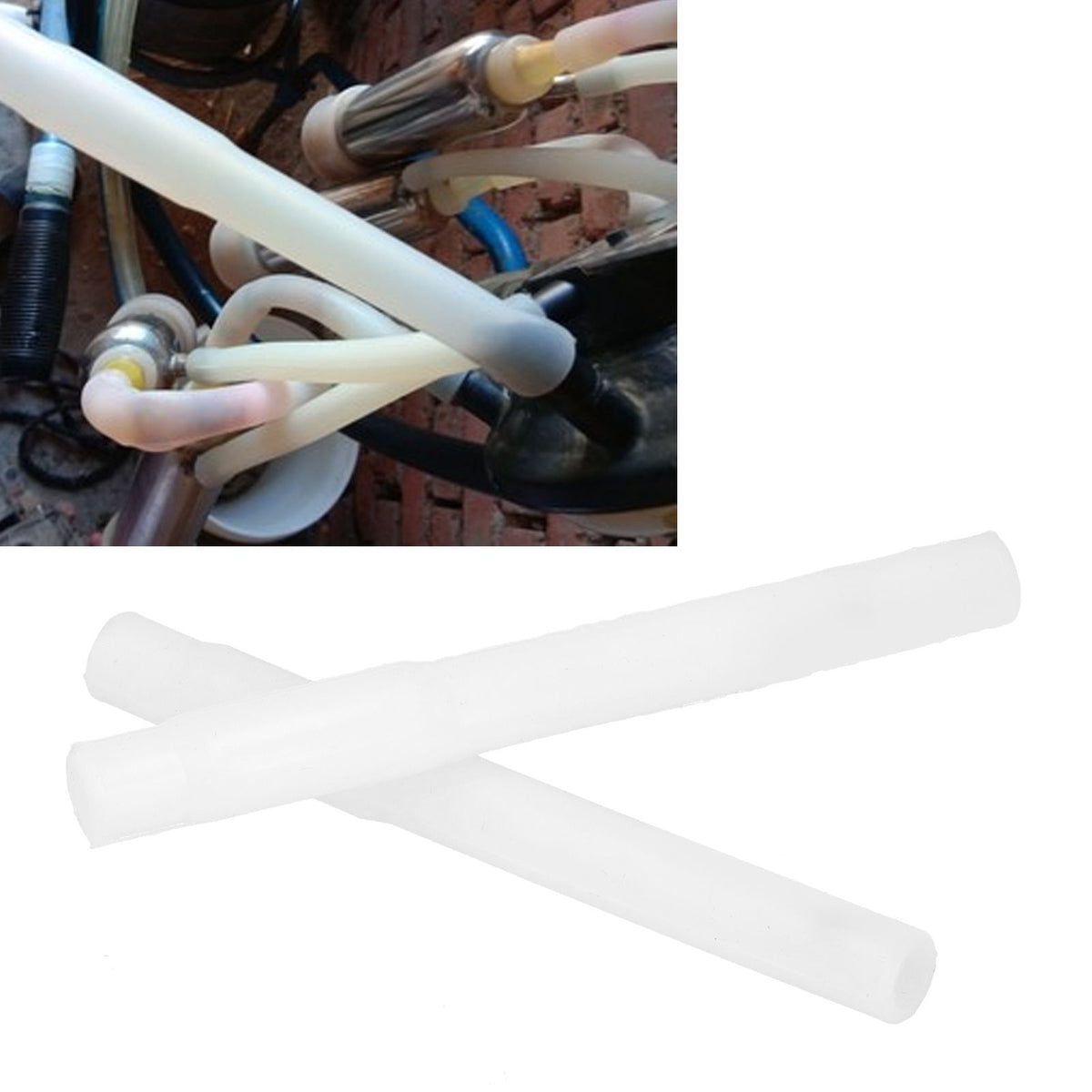 Silicone short tube replacement accessories for milking machine, designed for baby nursing and feeding equipment by Everything Baby.