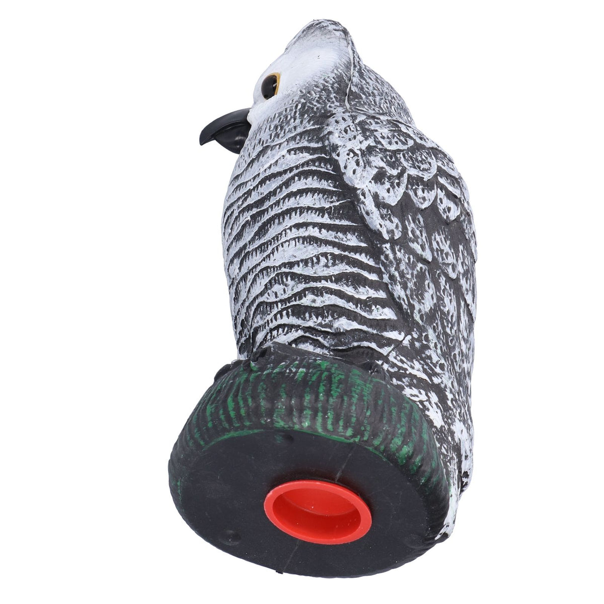 Plastic hunting fake owl decoy for outdoor gardens and yards, used as pest deterrent and garden ornament by Everything Baby.