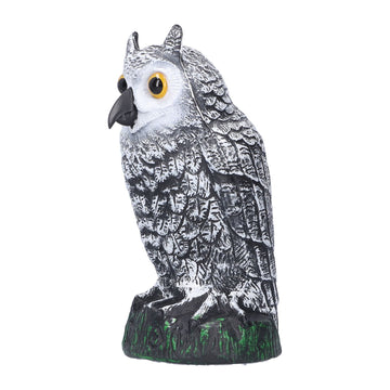 Plastic hunting fake owl decoy for gardens, outdoor pest deterrent, bird scarecrow ornament, by Everything Baby.