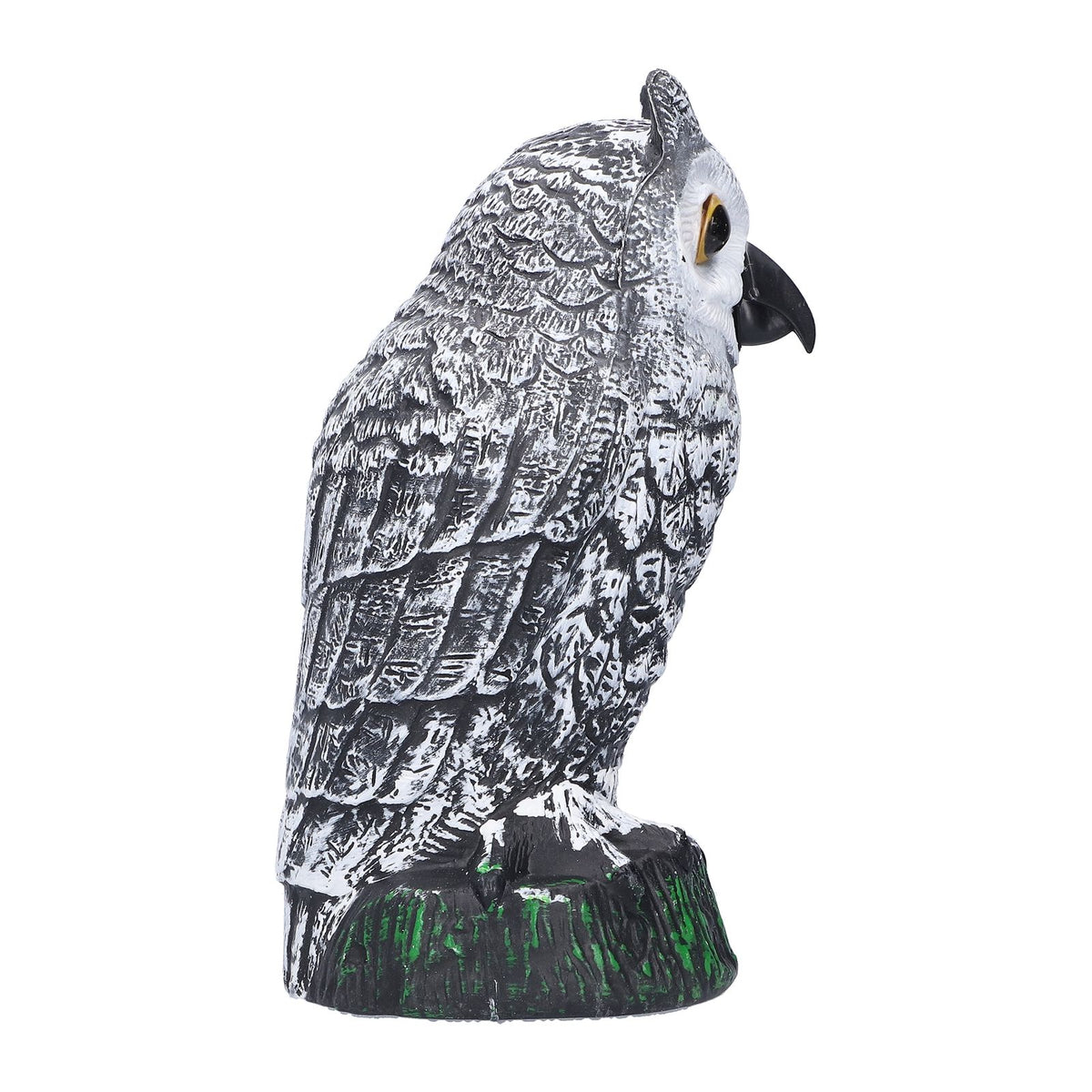Plastic hunting fake owl decoy for outdoor gardens and yards, pest deterrent ornament by Everything Baby.