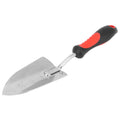 Chrome-plated garden shovel with 340mm blade, ideal for digging and planting, designed for outdoor gardening activities.
