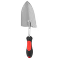 Chrome-plated garden shovel with 340mm blade, ideal for digging and planting, suitable for outdoor gardening tasks.