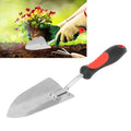 Chrome-plated garden shovel with 340mm blade for digging and planting, designed as a gardening accessory by Everything Baby.