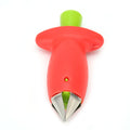 Strawberry pedicle remover toy by Everything Baby, designed for kids' outdoor play, featuring a core digger and fruit-pedicle removal tool.