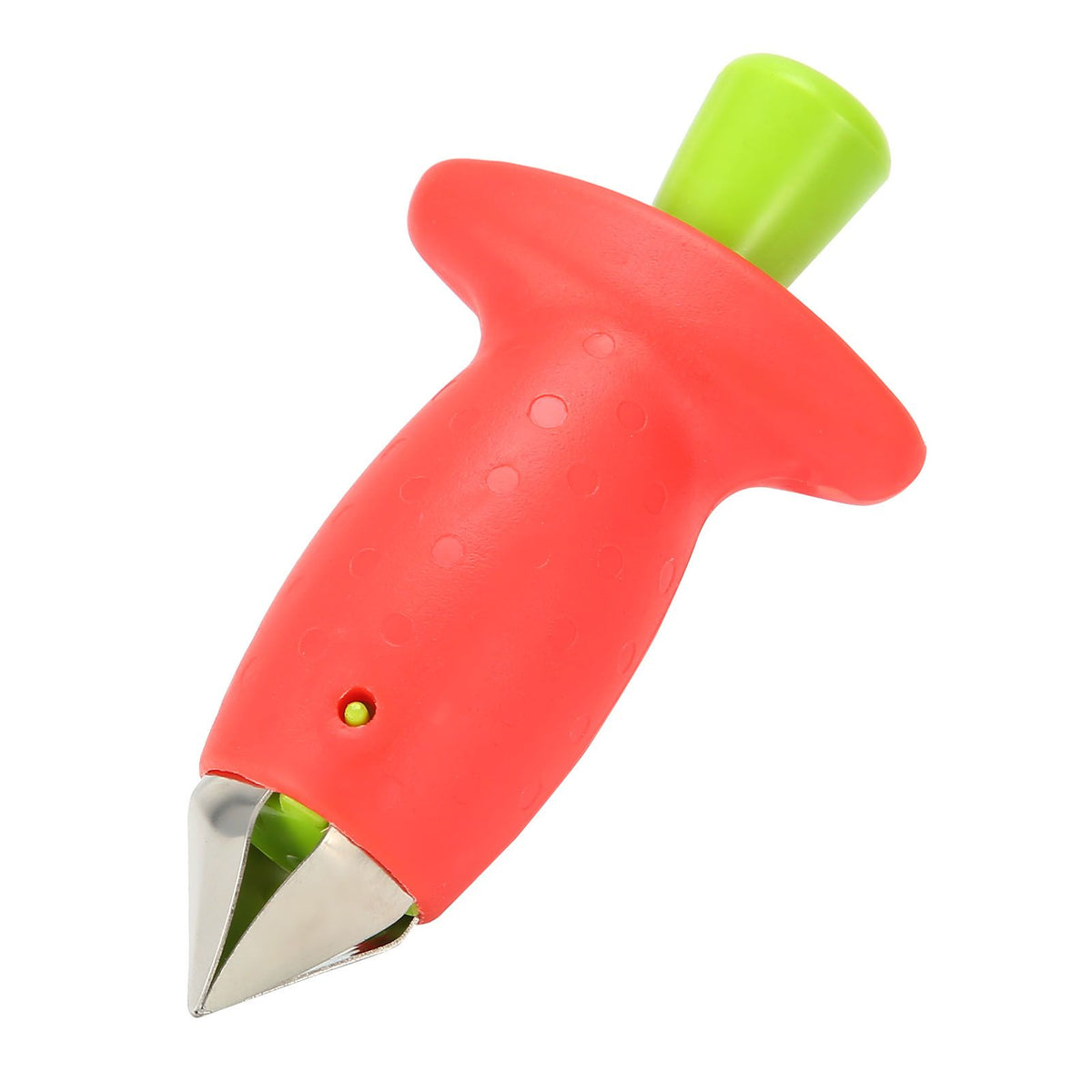 Baby and kids outdoor toy featuring a strawberry-shaped digging tool and fruit pedicle remover for outdoor play.