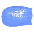Blue silicone swimming cap for kids and women, waterproof, designed for long or short hair, ideal for diving and swimming.