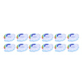Colorful cloud-shaped inflatable coasters and cup holders for children, perfect for summer pool fun and playtime.