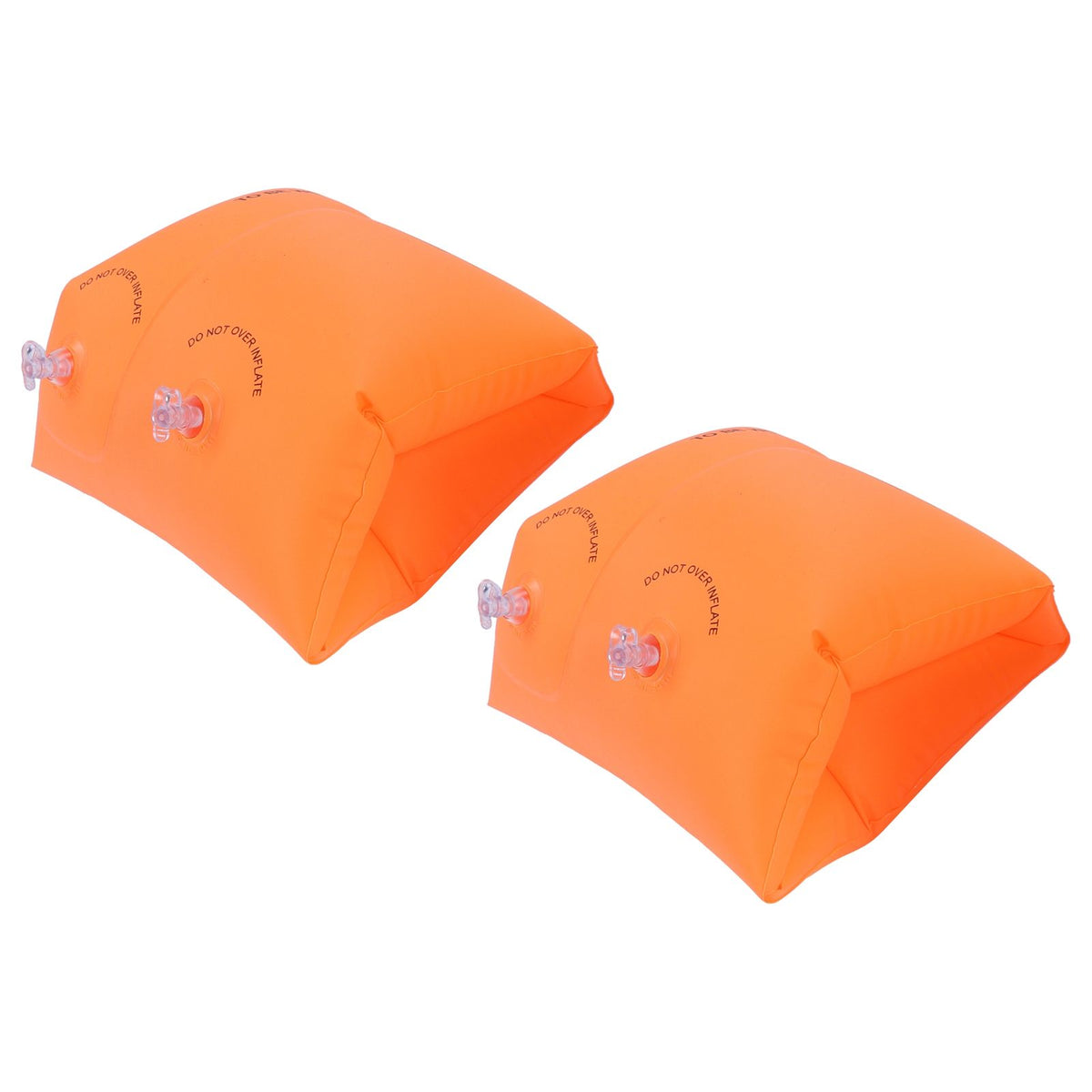 Inflatable orange swimming ring for kids, water sleeve arm floaties, suitable for babies and toddlers, by Everything Baby.